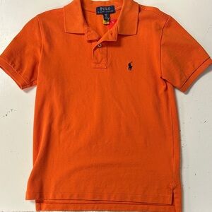 Polo Ralph Lauren Orange &
navy Dress Shirt 8